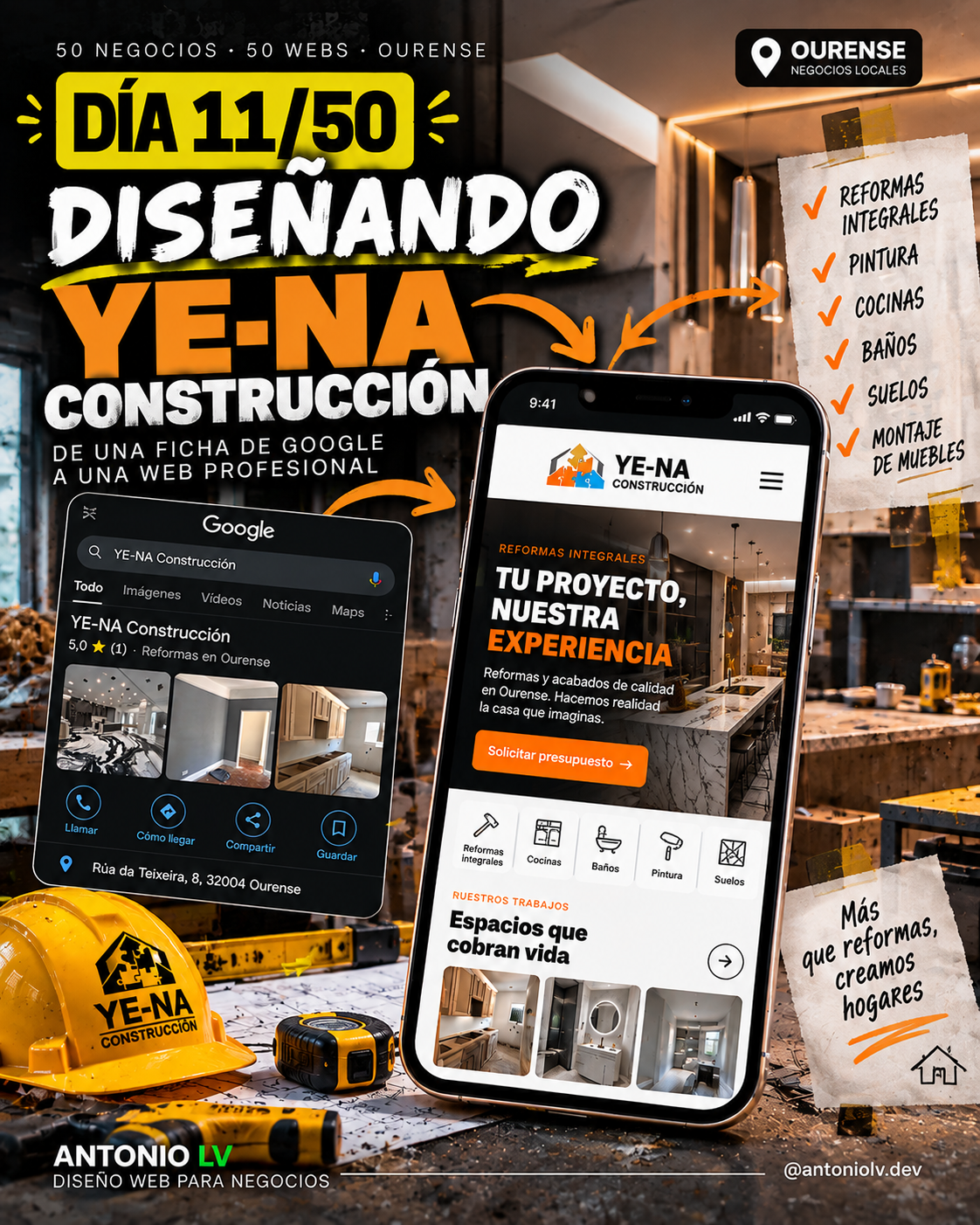 Web de Ye-Na Construcción
