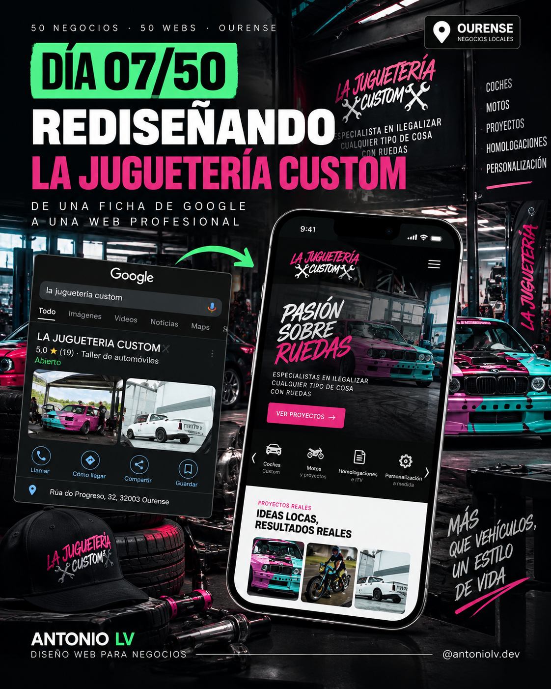 Web de La Juguetería Custom